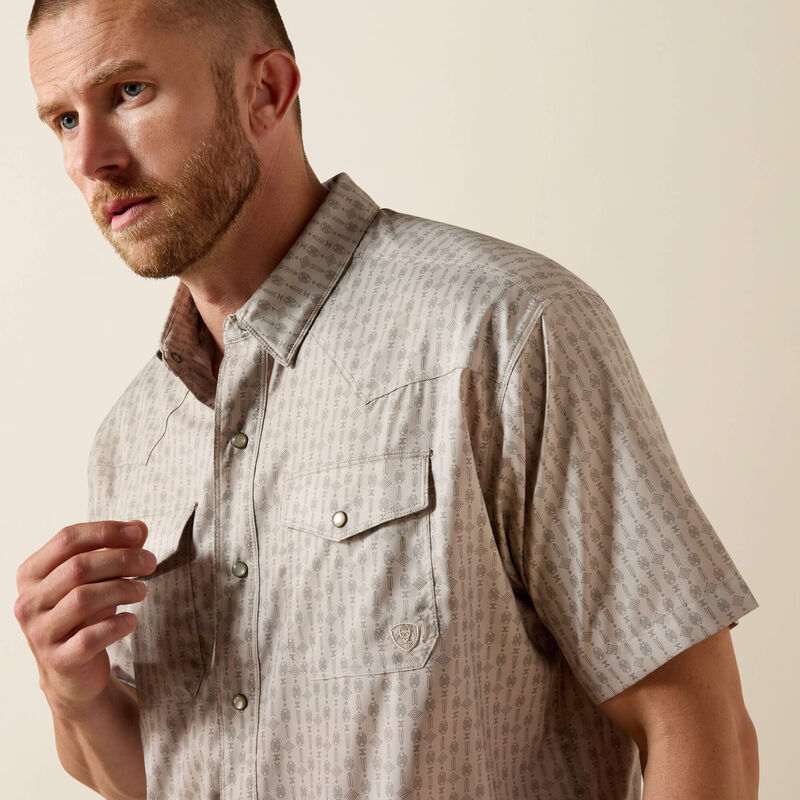 Ariat Printed Western VentTEK Classic Fit Snap