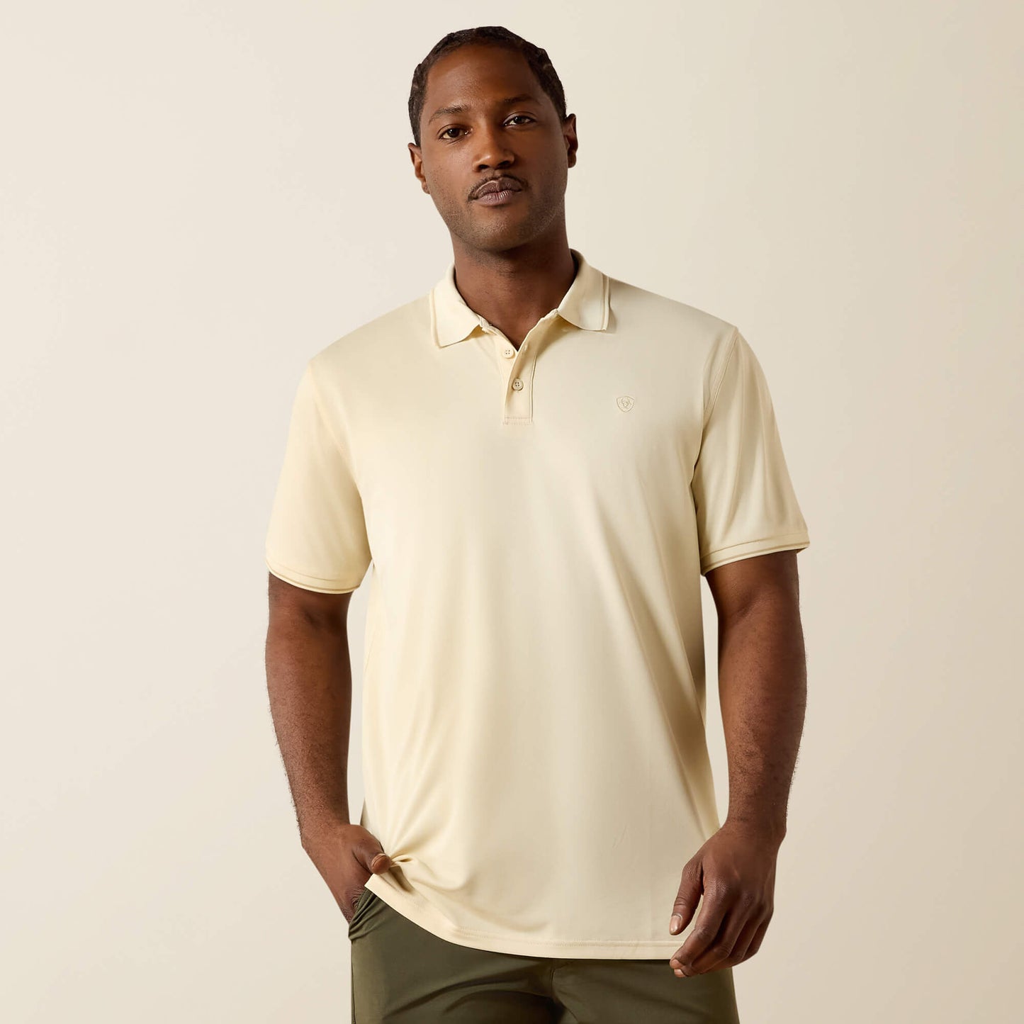 Ariat Men's Logo Fitted Polo