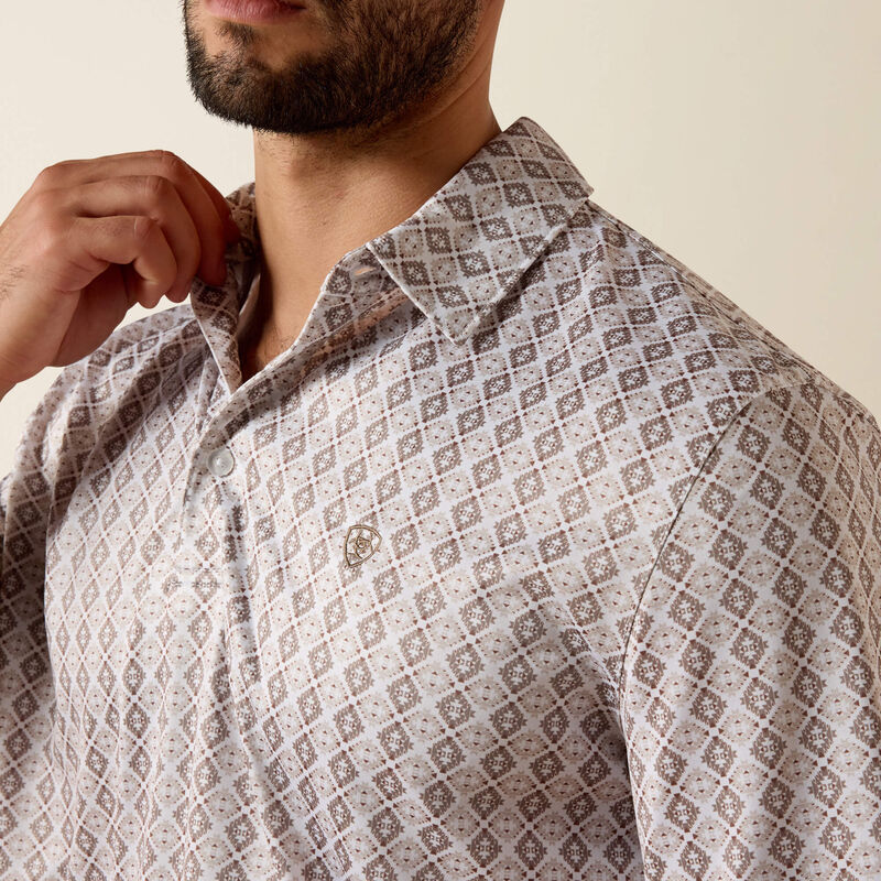 Ariat Men's All Over Print Polo