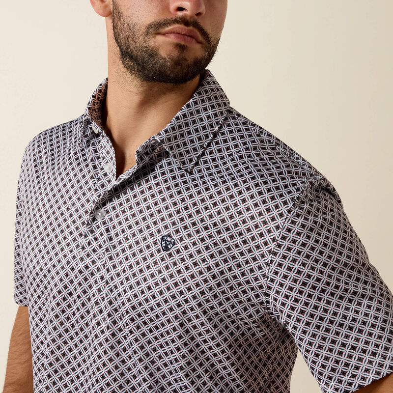 Ariat Men's All Over Print Polo