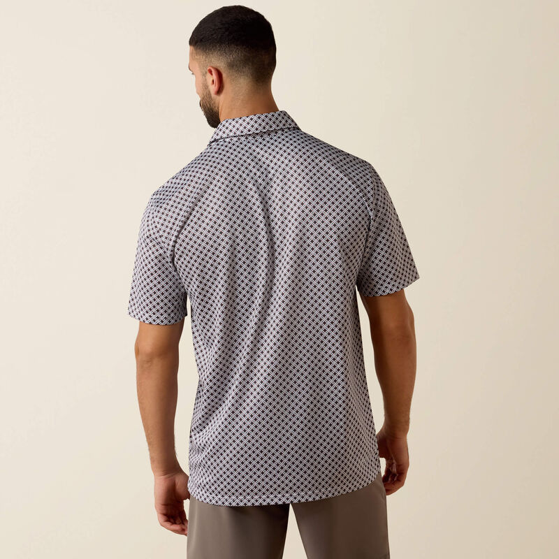 Ariat Men's All Over Print Polo