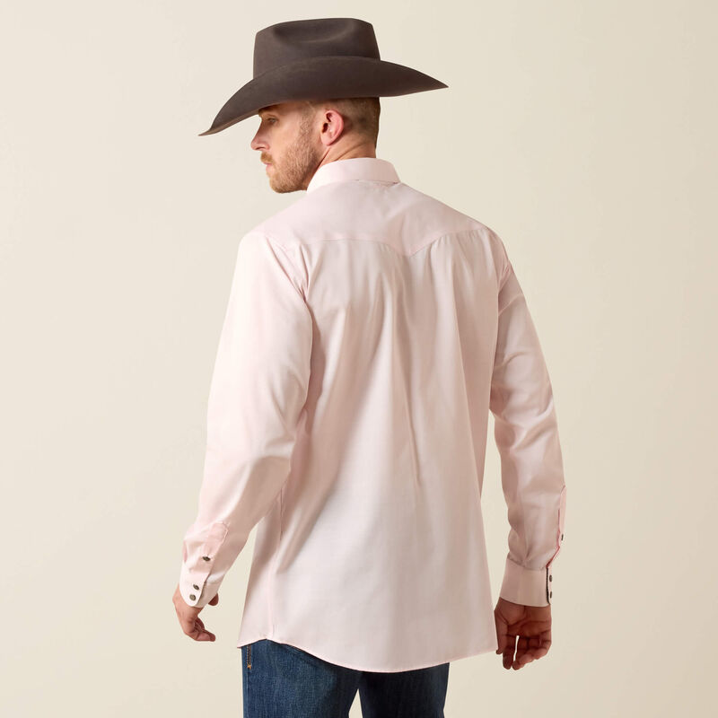 Men's Ariat Wrinkle Free Refined Slub Fitted Shirt