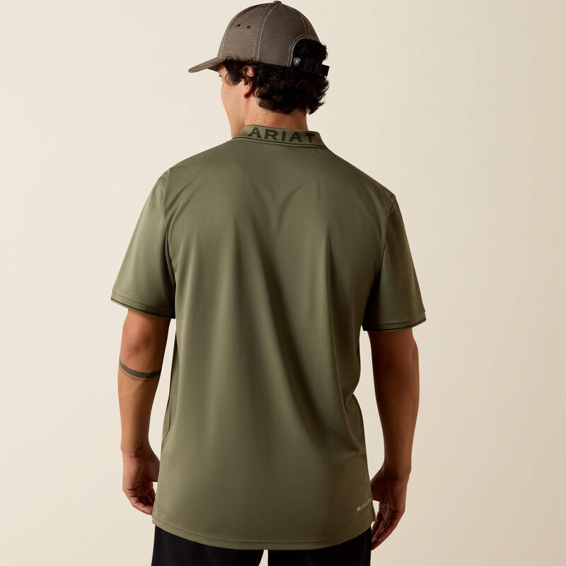 Ariat Men's Logo Fitted Polo