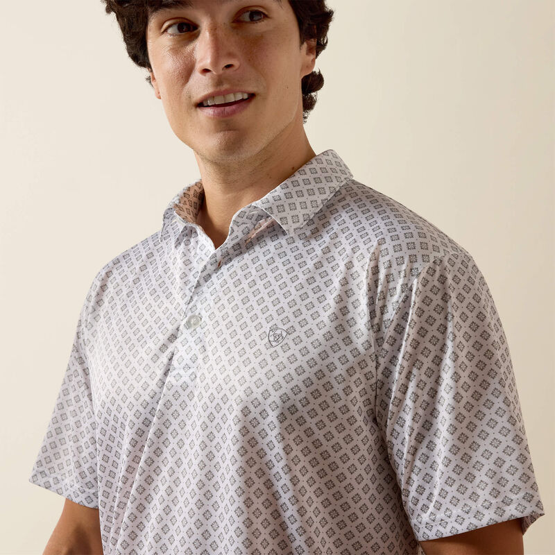 Ariat Men's All Over Print Polo