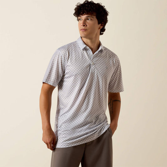 Ariat Men's All Over Print Polo