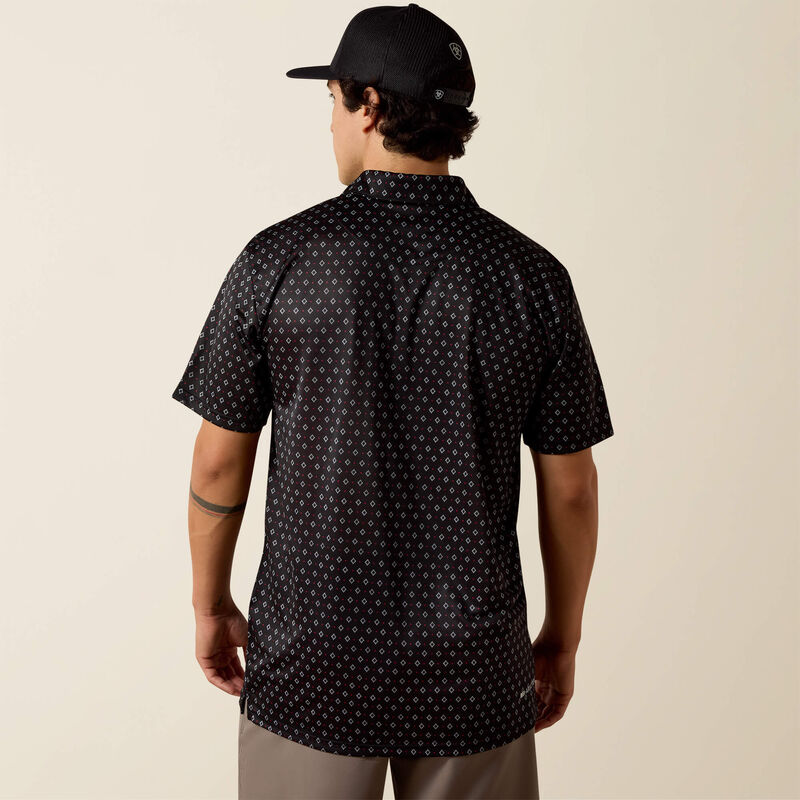 Ariat Men's All Over Print Polo