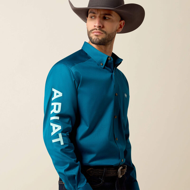 Ariat Team Logo Twill LS Shirt