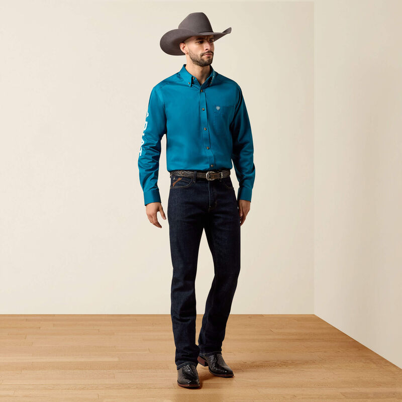 Ariat Team Logo Twill LS Shirt