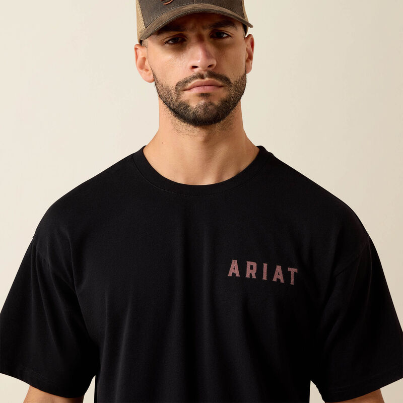 Ariat Bison Legend Flag ToughStock Boxy T-Shirt