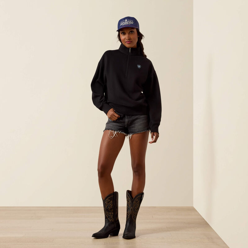 Women's Ariat Holiday 1/2 Zip Sweatshirt