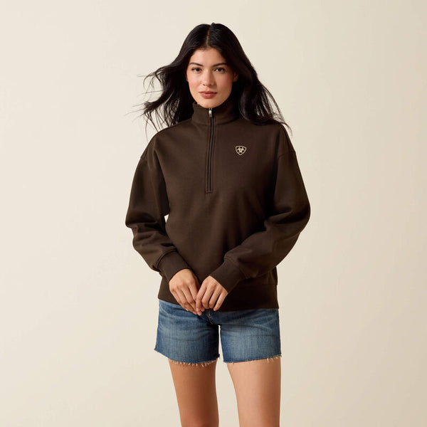 Women's Ariat Holiday 1/2 Zip Sweatshirt
