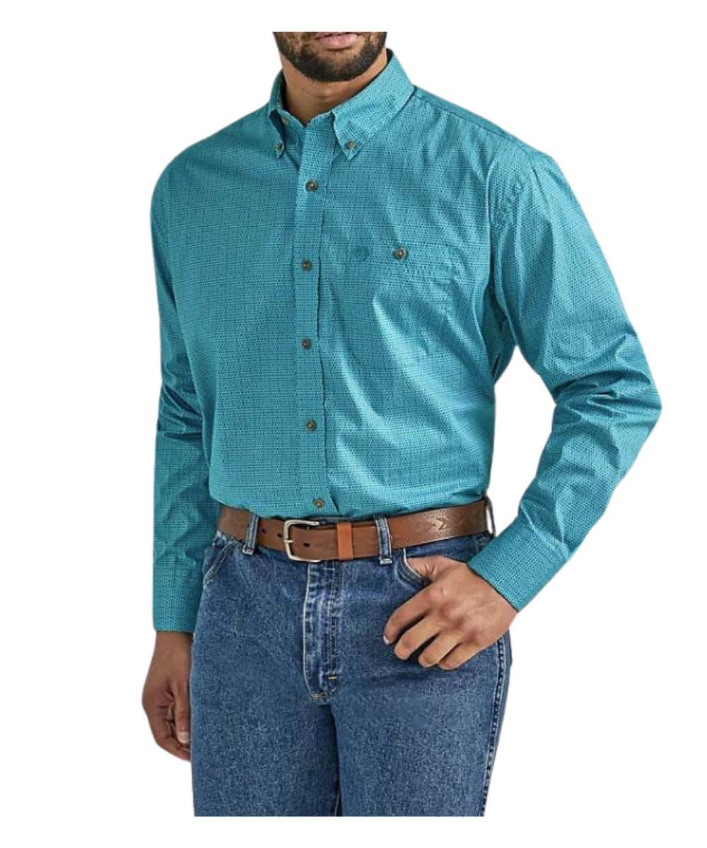 Wrangler Men's George Strait Button Down Shirt