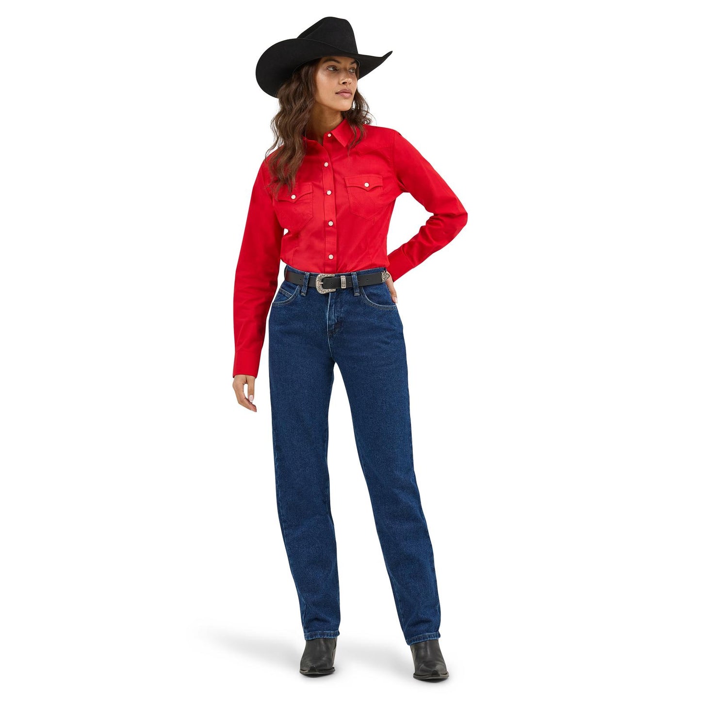 Women's Wrangler Retro® Long Sleeve Solid Shirt