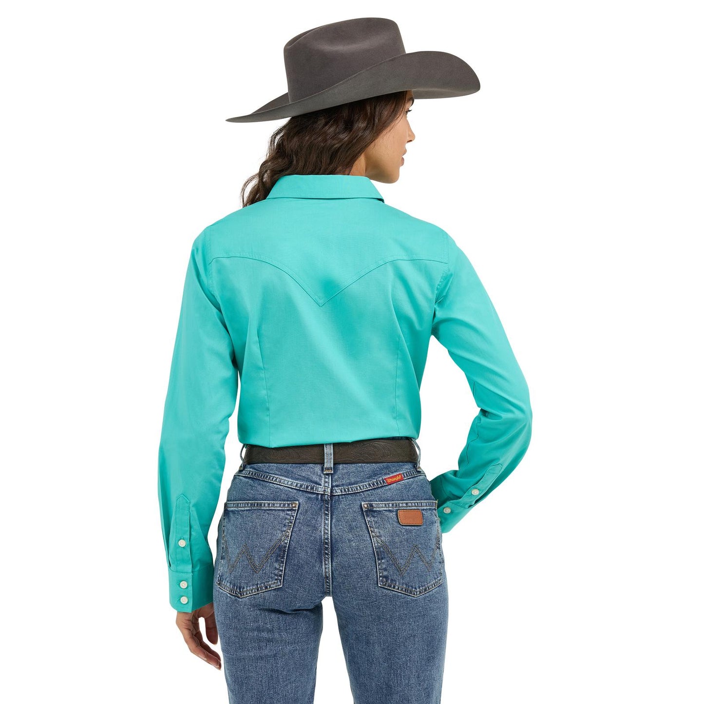 Women's Wrangler Retro® Long Sleeve Solid Shirt