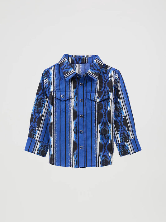 Little Boy's Checotah Long Sleeve Western Snap Shirt