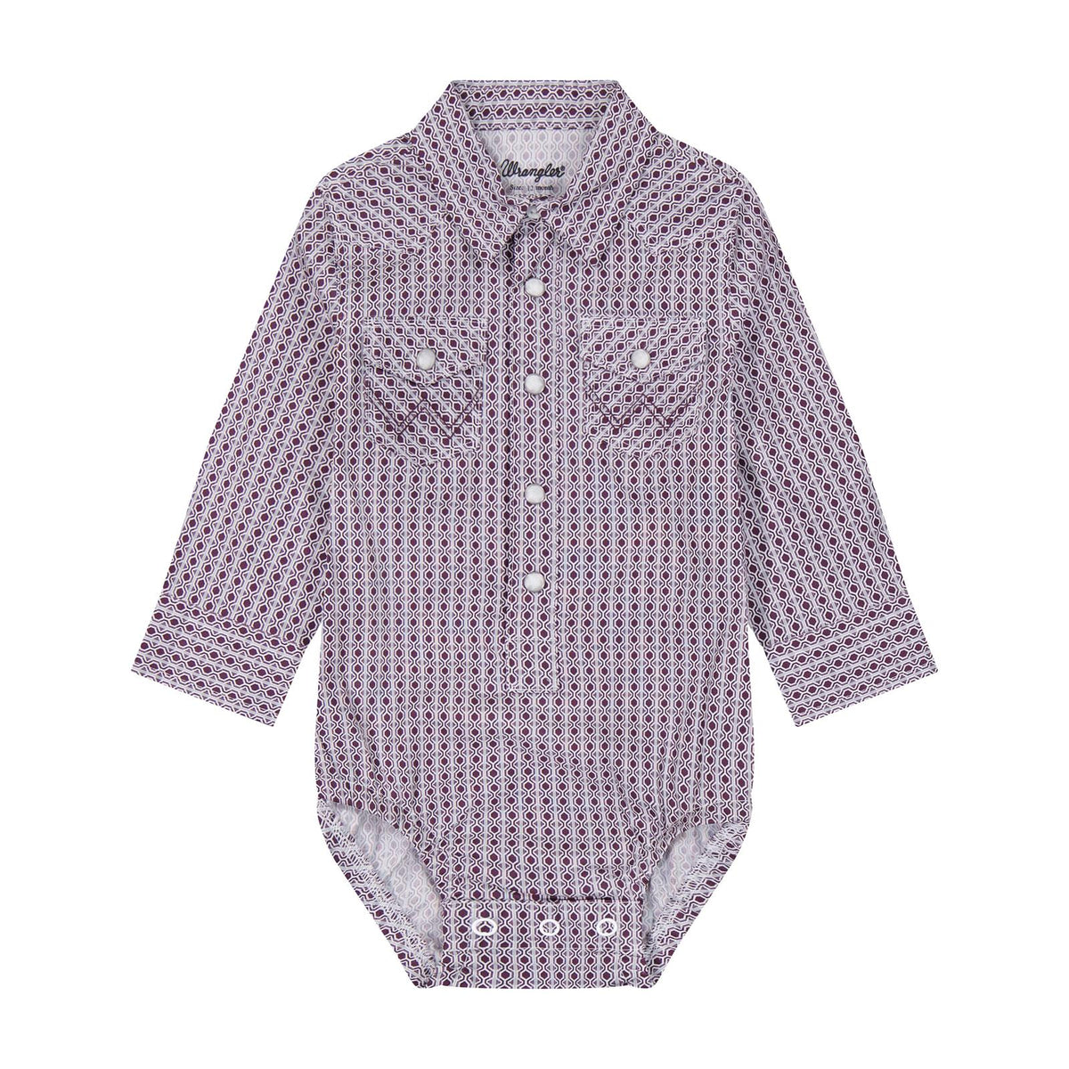 Wrangler® Baby Boy Long Sleeve Bodysuit
