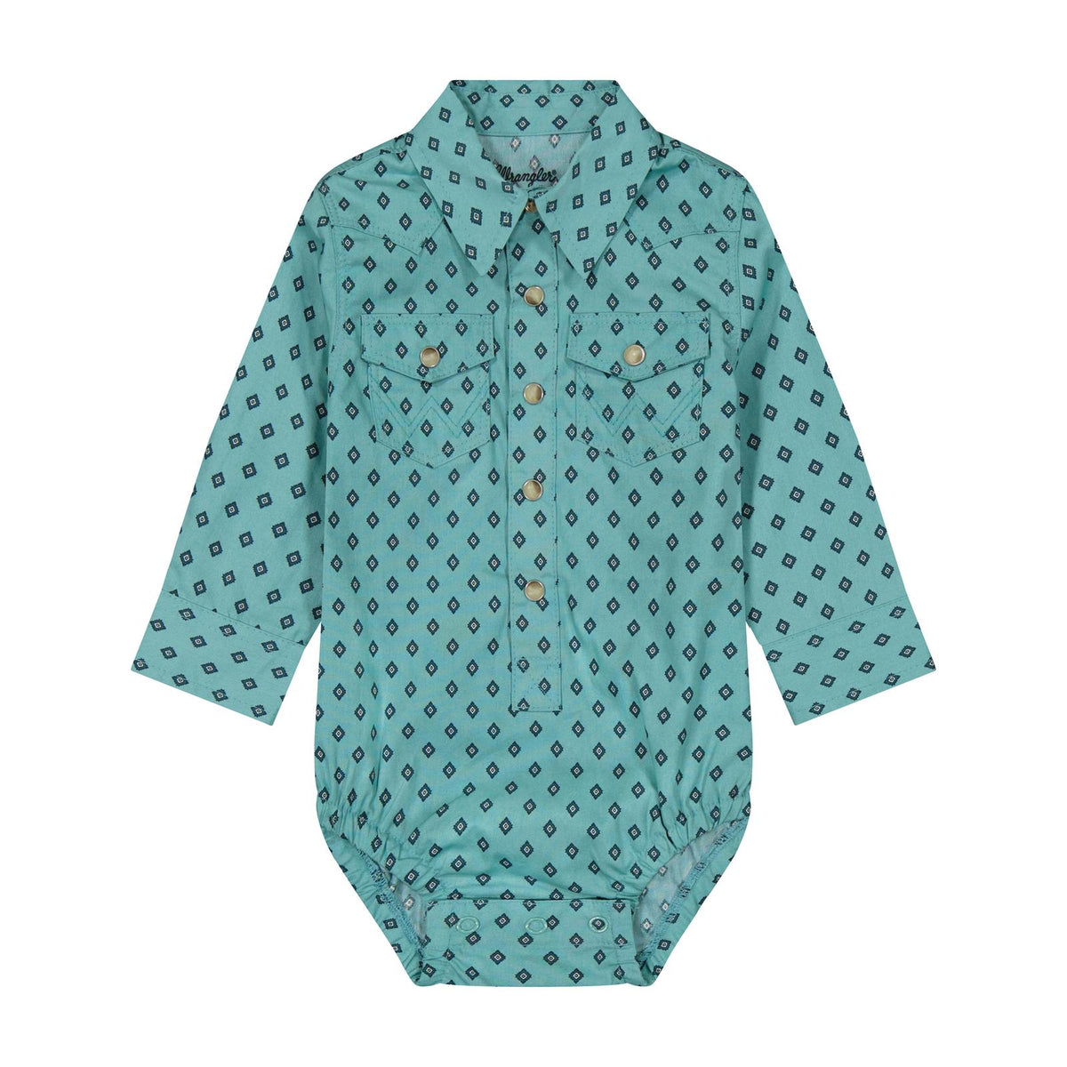 Wrangler® Baby Boy Long Sleeve Bodysuit