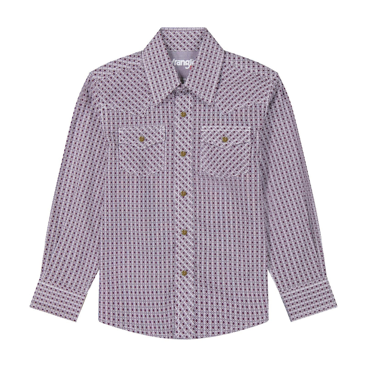 Wrangler® Boys 20X Advanced Comfort Long Sleeve Shirt