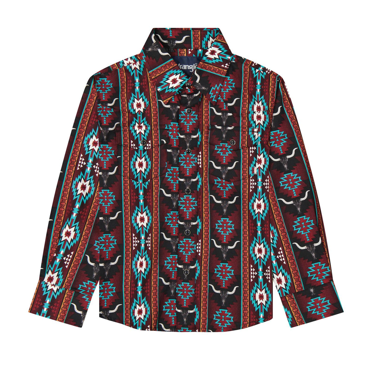 Wrangler Boys Checotah® Long Sleeve Shirt