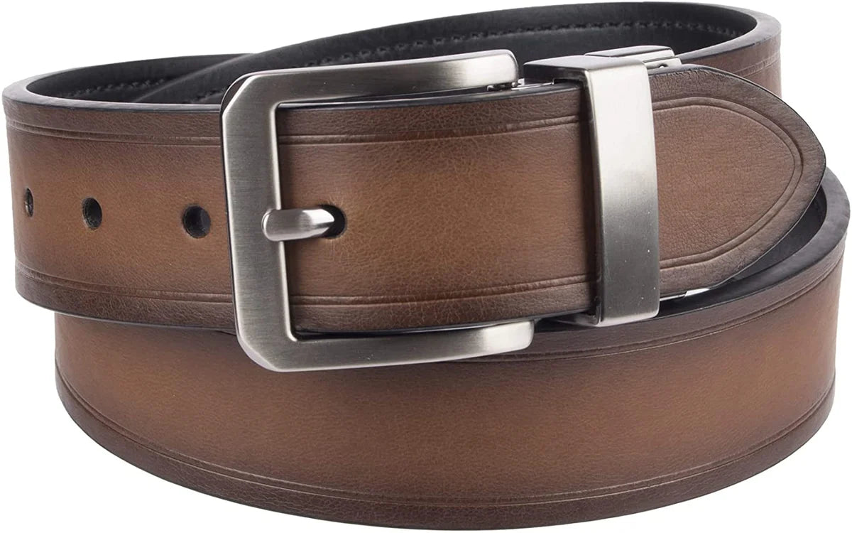 Dickies Men's Wide Reversible Leather Belt
