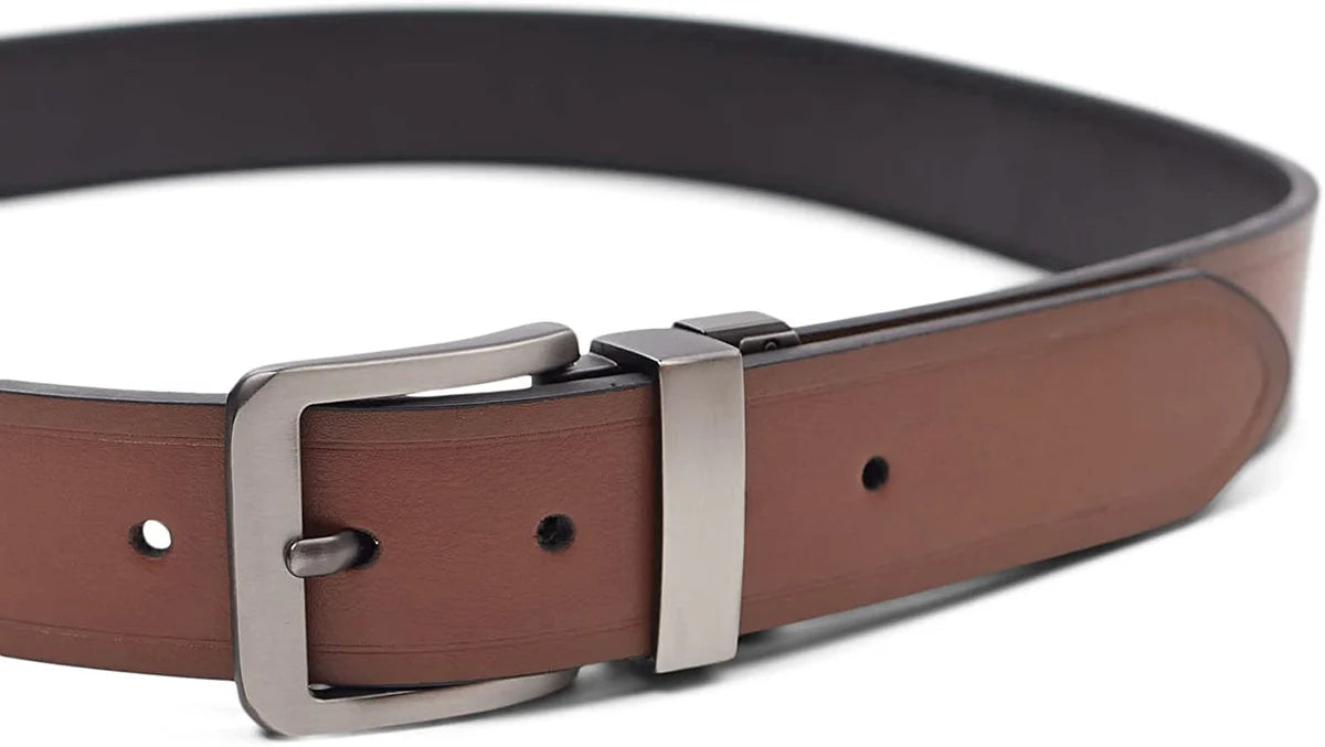 Dickies Men's Wide Reversible Leather Belt