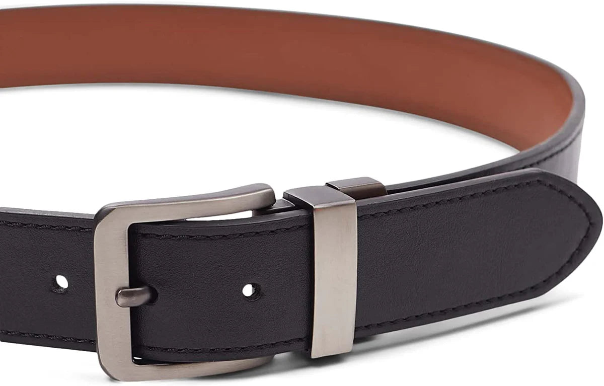 Dickies Men's Wide Reversible Leather Belt