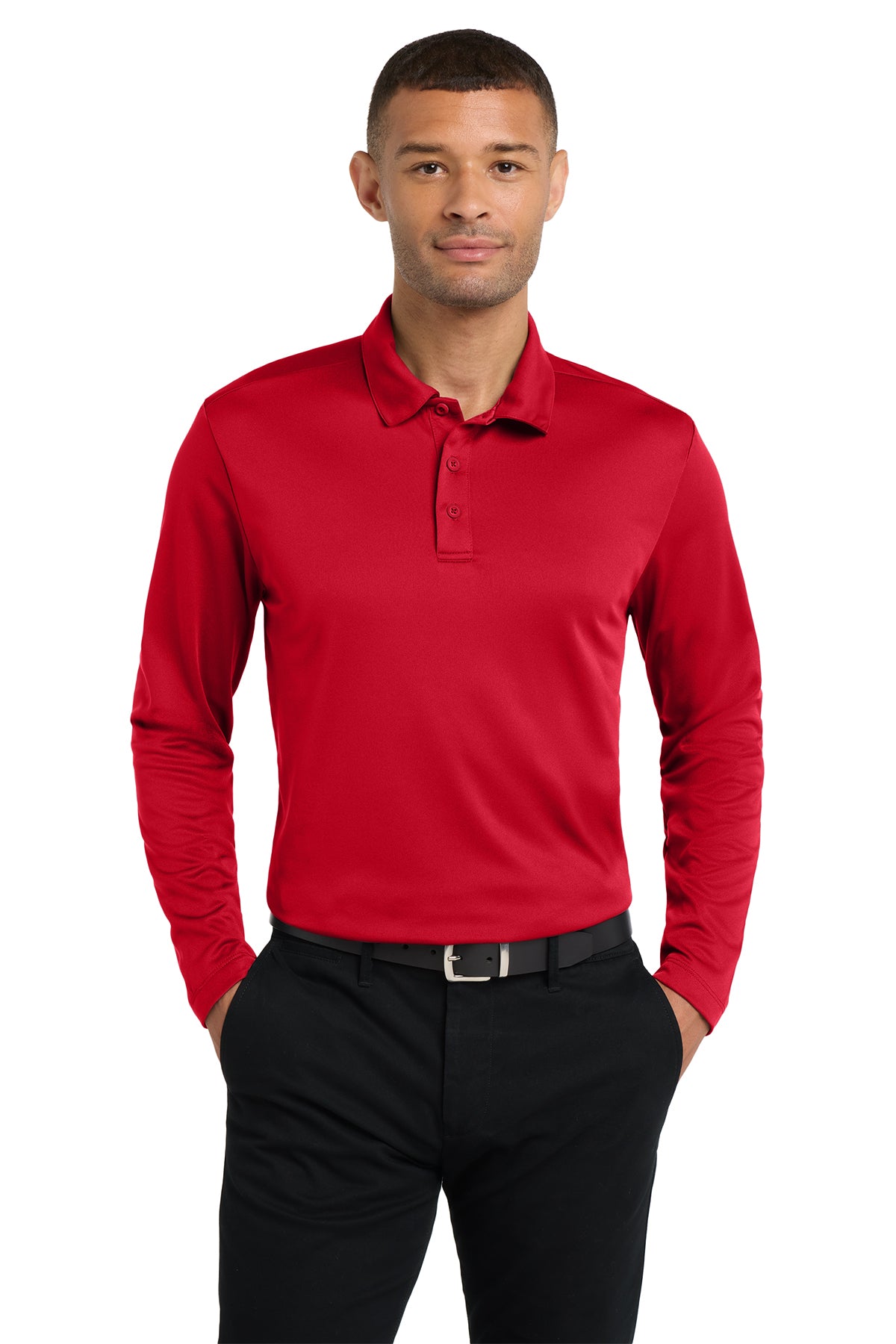 Port Authority Performance Long Sleeve Polo