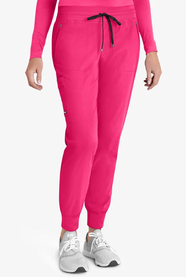 Eden 5-Pocket Mid-Rise Jogger Scrub Pant - Seasonal Colors
