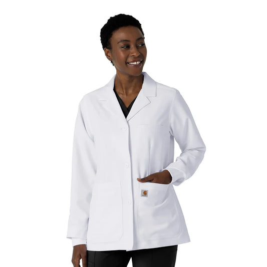C72005 Women's Carhartt Consultation Lab Coat - White