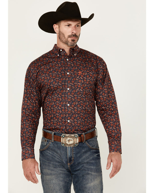 Ariat WF Iman Navy LS SHRT
