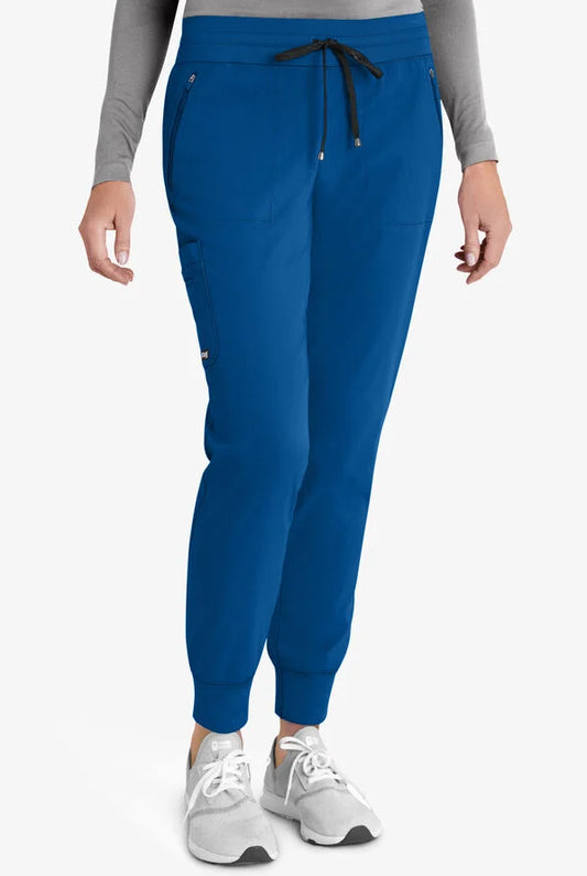 Eden 5-Pocket Mid-Rise Jogger Scrub Pant