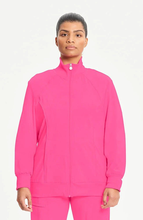 Infinity Women's Zip Front Warm Up Scrub Jacket