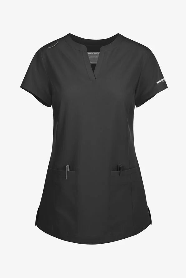 Coast Placket V-Neck Top