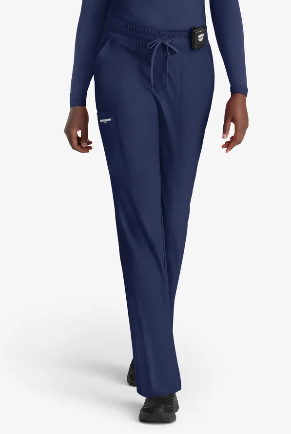 Reach Shirred Waistband Straight Leg Pant