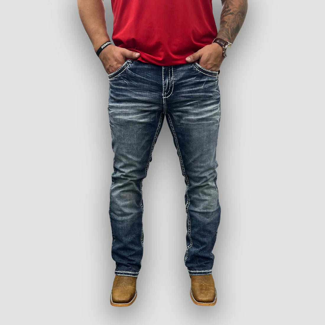 Men's Answer Me Straight Leg Denim
