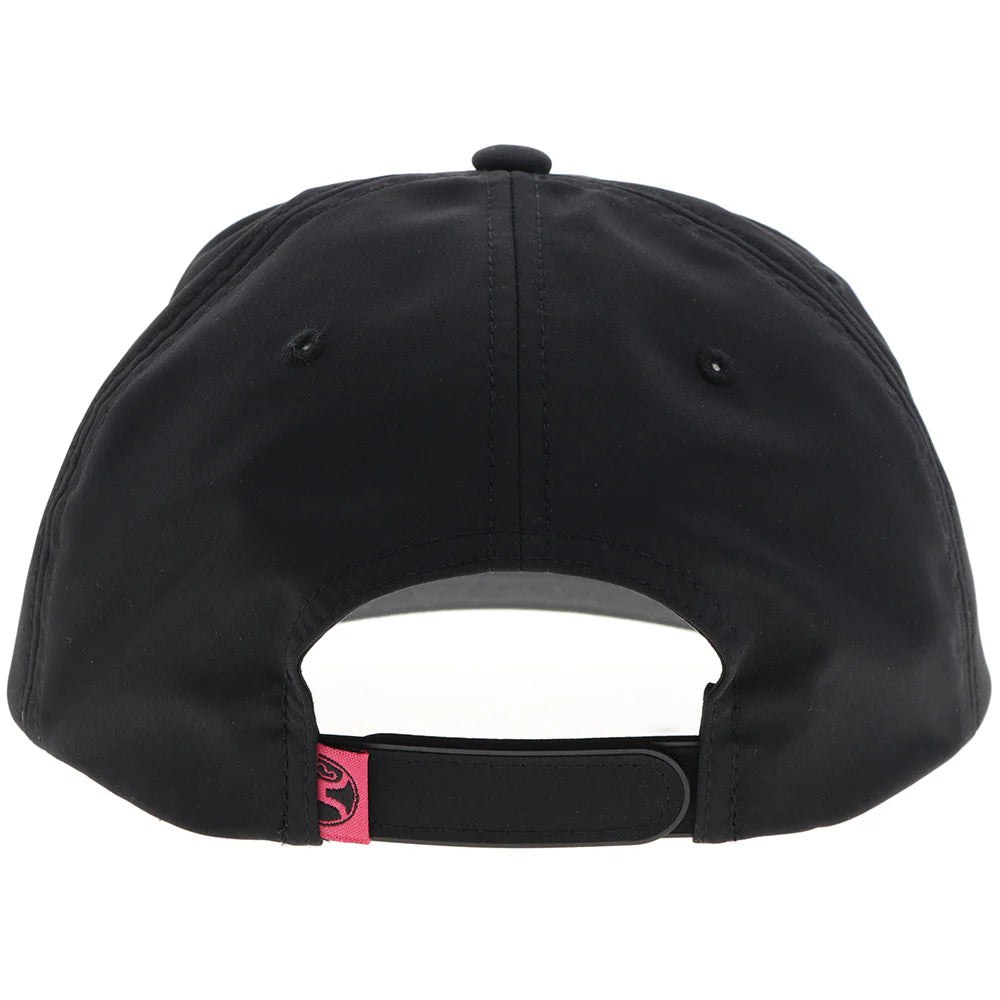 "Cheyenne" Hooey Hat Black w/Pink/Blue/Black Patch