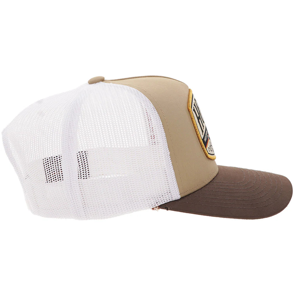 "Salado" Hat Tan/White