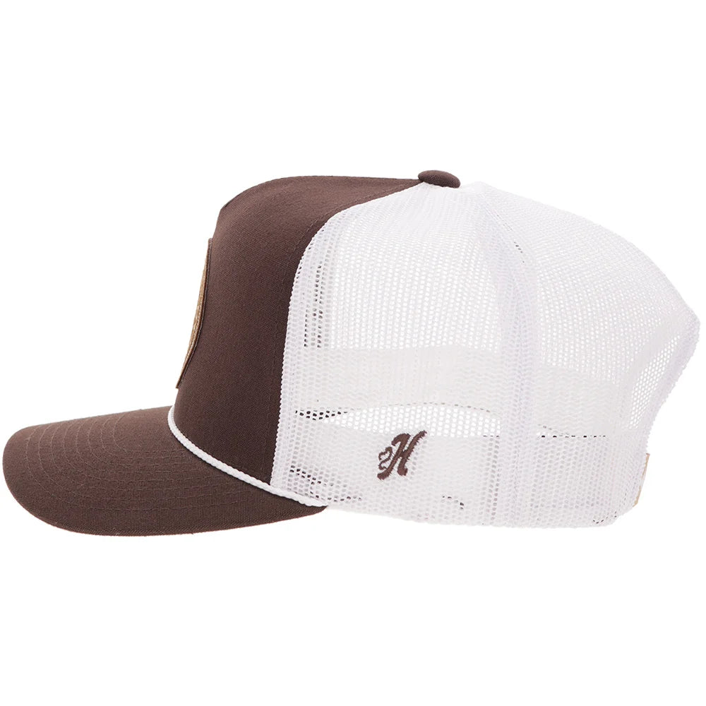 Hooey "Quanah" Hat Brown/White w/ Circle Patch