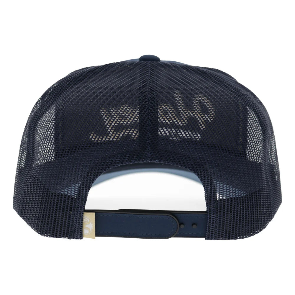 Hooey OG 5-Panel Trucker Snapback Hat Navy/Tan