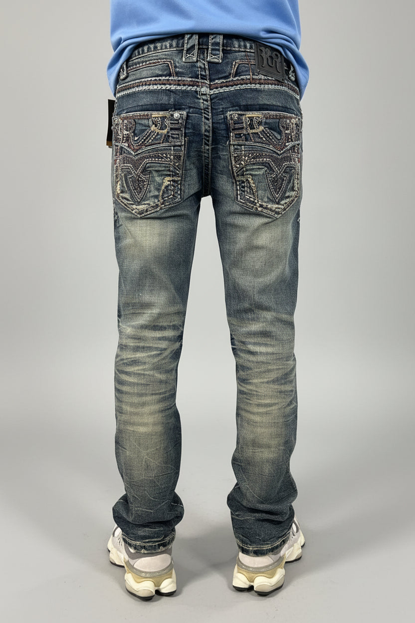 Men's Rock in L.A Straight Denim Jeans