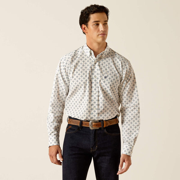 Ariat Rocco White LS SHRT