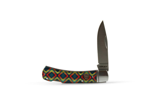 ARIAT 3" SOUTHWEST GRAPHIC KNIFE