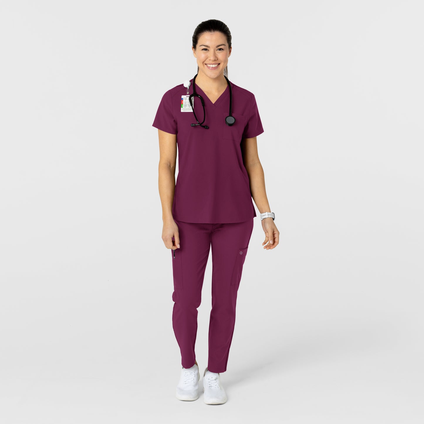 W123 Women's Flex-n-Reach Track Scrub Pant