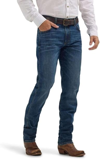 **FINAL SALE** Wrangler Mens Retro Slim Fit Straight Leg Jean Denim
