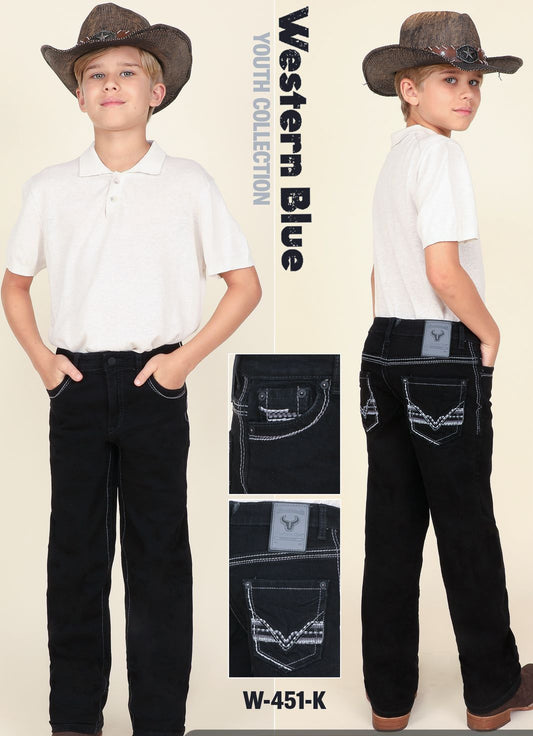 Youth Western Blue Jeans