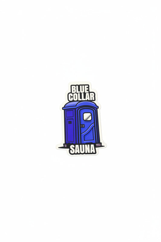 Blue Collar Sauna Sticker