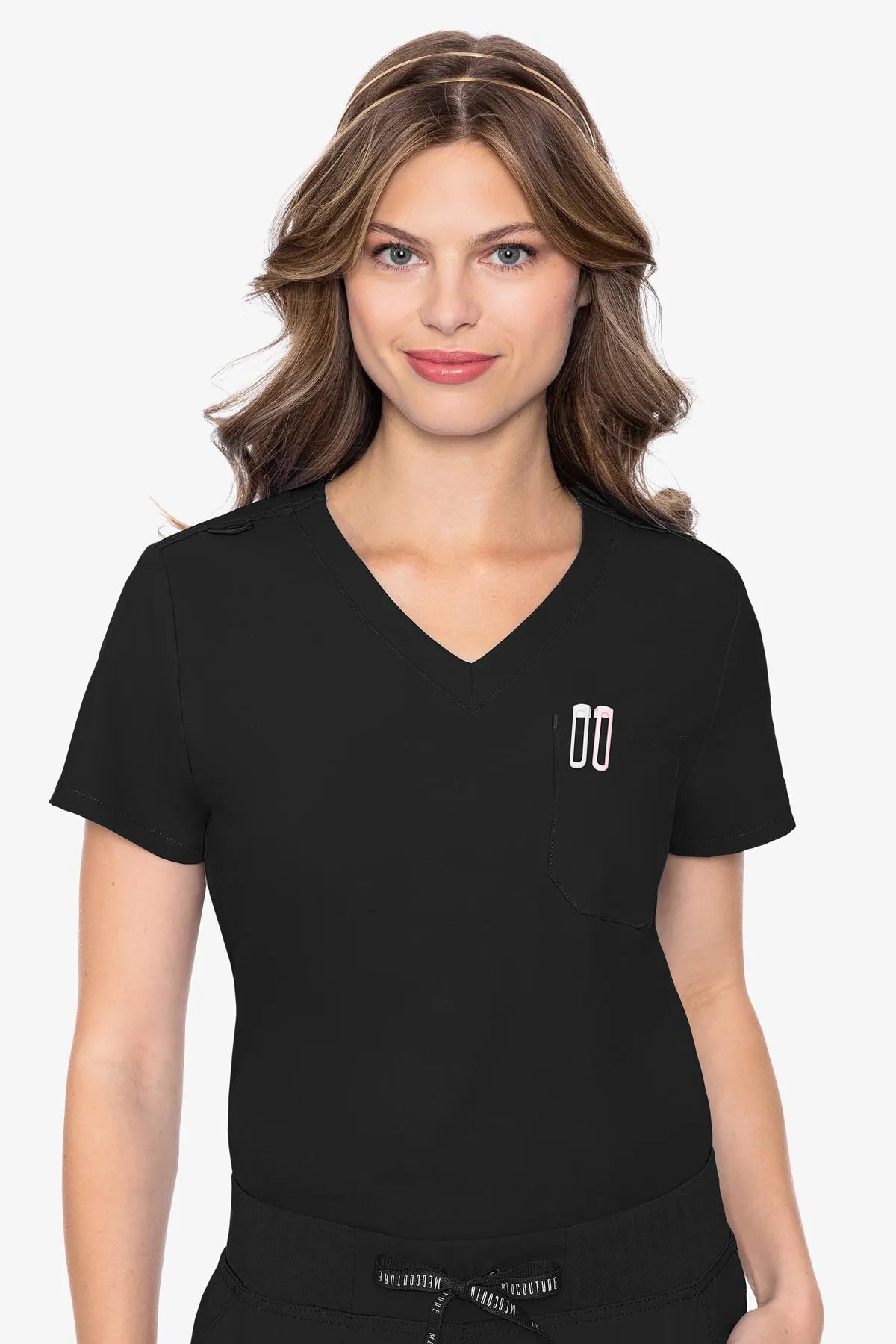 MedCouture Insight One Pocket Top