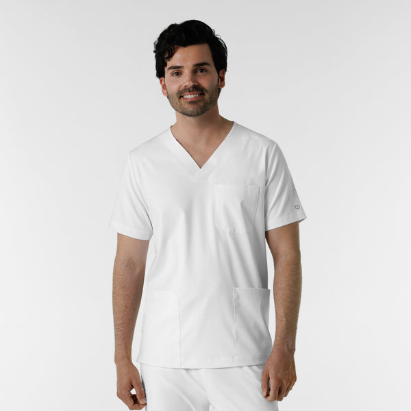 Boundless Men's Multi Pocket V-Neck Scrub Top