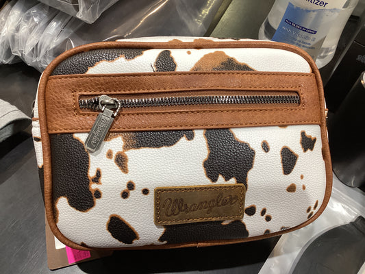 Wrangler Cow Print Belt-Bag Brown