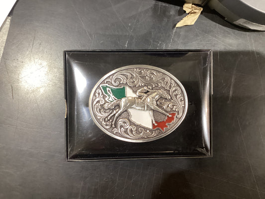 ARIAT BELT BUCKLE MEX HORSE